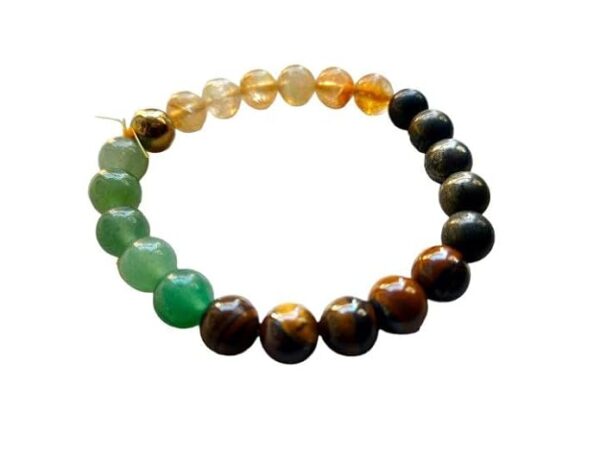 Money Magnet Agate Bracelet | Health, Wealth, Success, Prosperty & Abundance Bracelet (8mm)