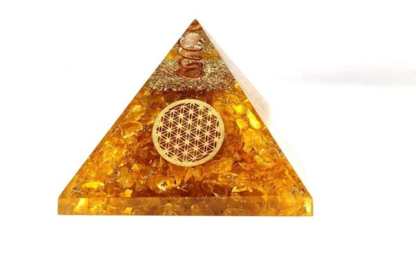 Citrine Chips Pyramid Organ Pyramid