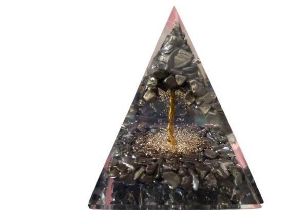 New Business Growth Pyrite Gemstone Organ Pyramid - Image 2