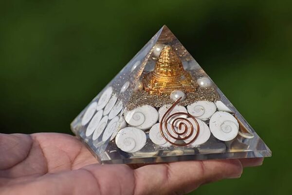 Gomti Chakra and Shri Yantra Organ Pyramid