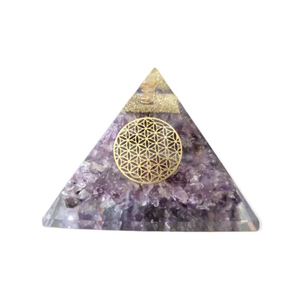 Amethyst Crystal Gemstone Organ Pyramid