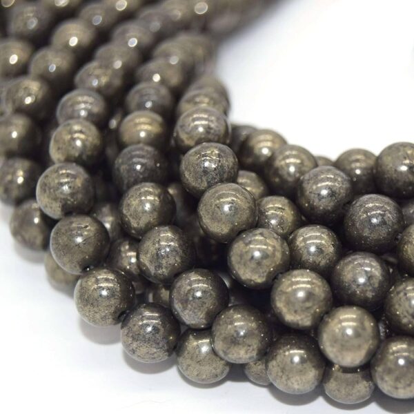 Original Pyrite Beads 8mm