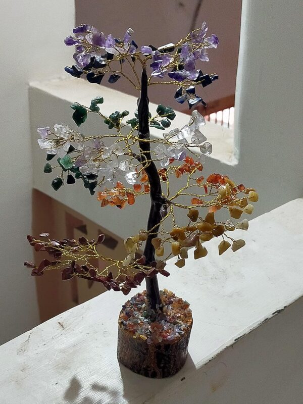 7 Chakra 300 Beads Gemstone Tree - Image 2