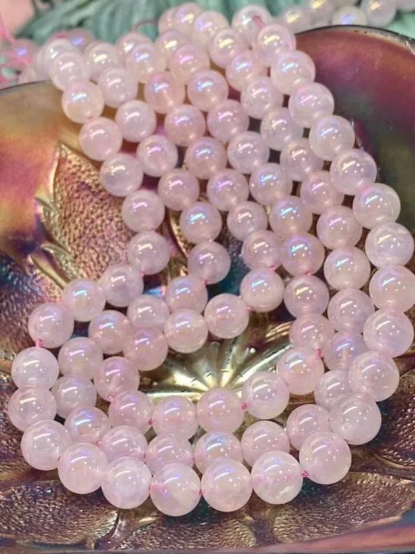 Rose Quartz Beads 8mm - Image 2