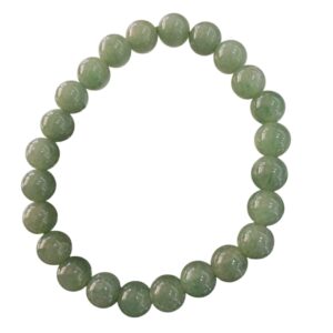 Green Aventurine Round Gemstone Bracelet (8mm)