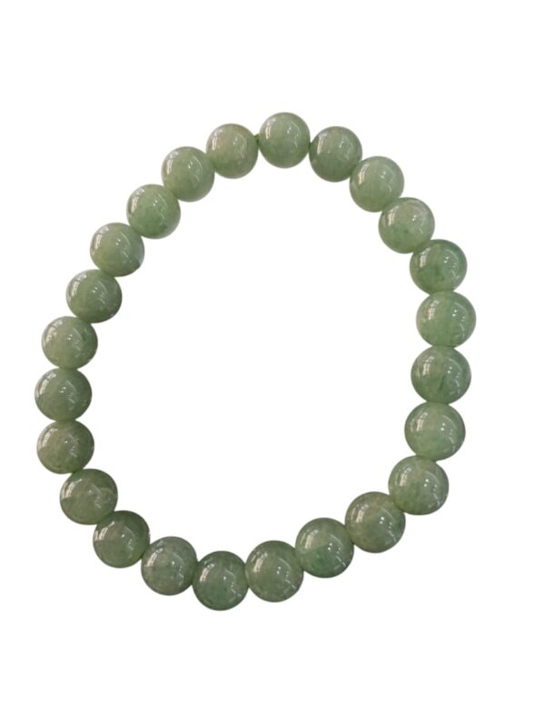 Green Aventurine Round Gemstone Bracelet (8mm)