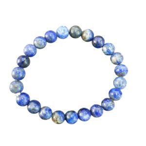 Lapis Lazuli Round Gemstone Bracelet (8mm)