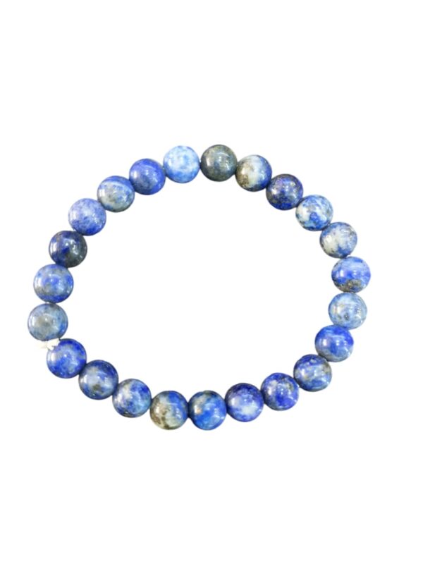 Lapis Lazuli Round Gemstone Bracelet (8mm)