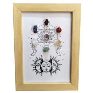 7 Chakra Mandala with Sun Frame