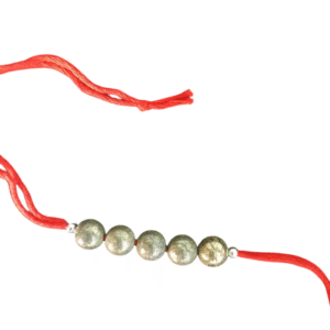 Natural Pyrite Stone Beads Rakhi