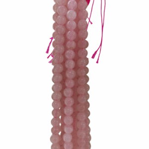 Original Rose Quartz Round Beads String | Rose Quartz Original(Natural) (6mm)
