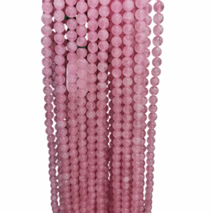 Original Rose Quartz Round Beads String | Rose Quartz Original (Natural) (10mm)