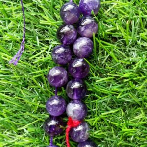 Original Amethyst Round Beads String | Amethyst Original (Natural) (10mm)