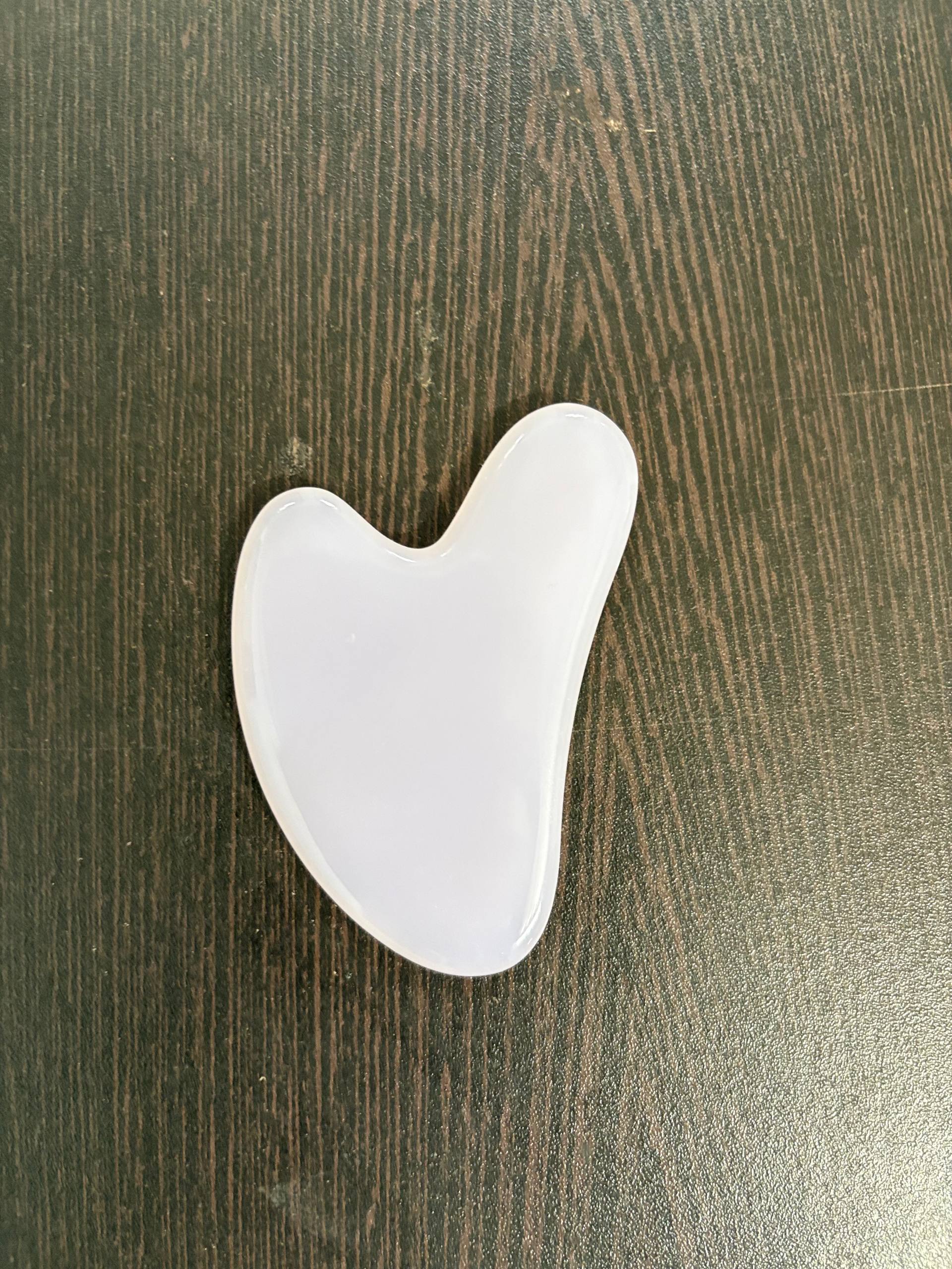 Pink Quartz Gua Sha | Pink Quartz Natural Stone Face & Body Massage Tool | Smooth Polished Quartz for Skincare Routine - Image 2