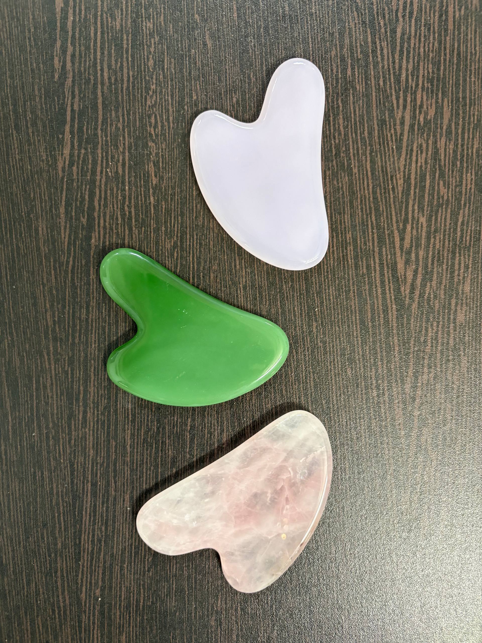 Pink Quartz Gua Sha | Pink Quartz Natural Stone Face & Body Massage Tool | Smooth Polished Quartz for Skincare Routine - Image 3