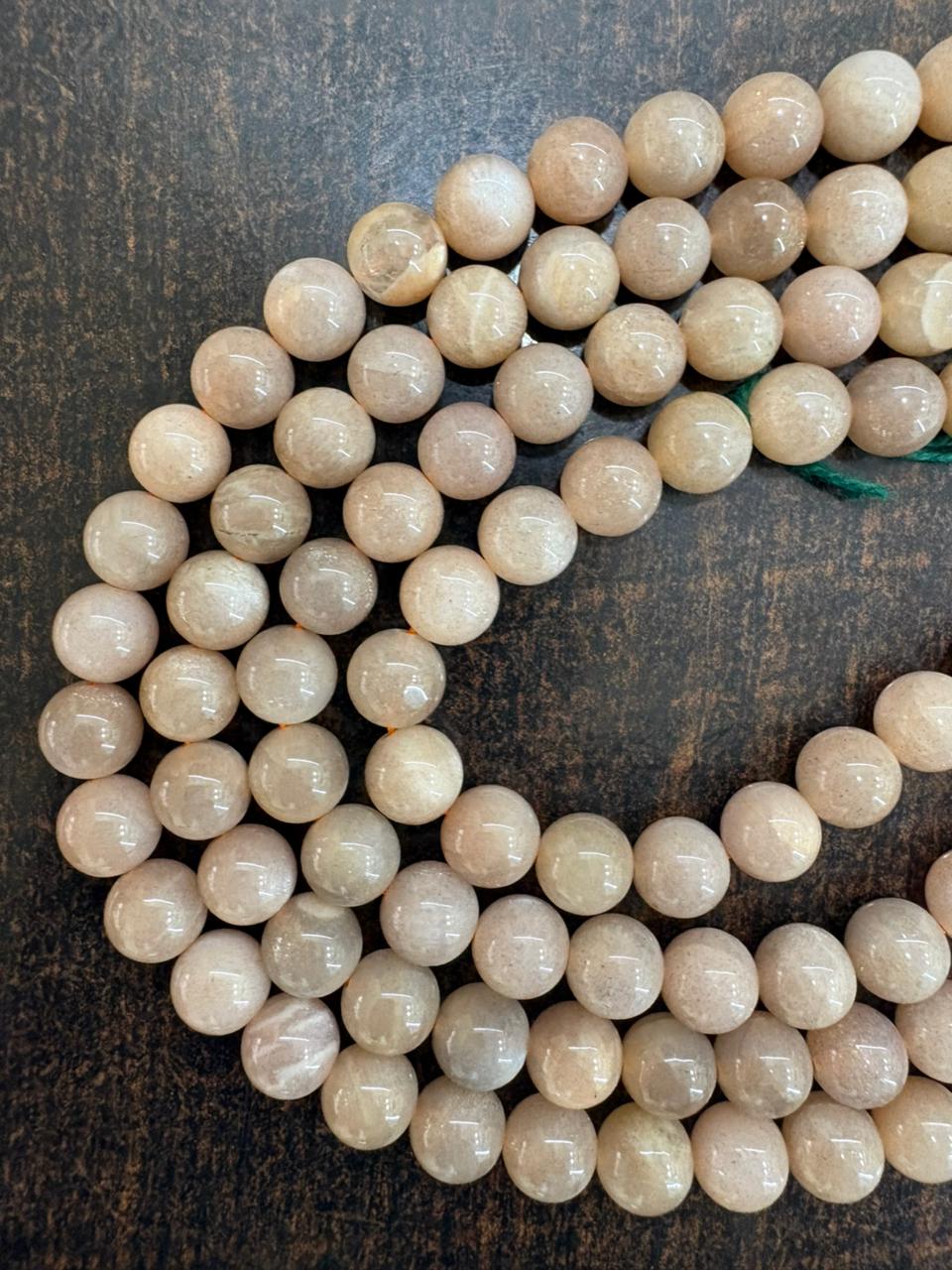 Sun Stone Gemstone Round Beads for Jewelry Making 8mm - Image 2