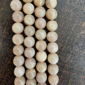 Sun Stone Gemstone Round Beads for Jewelry Making 8mm