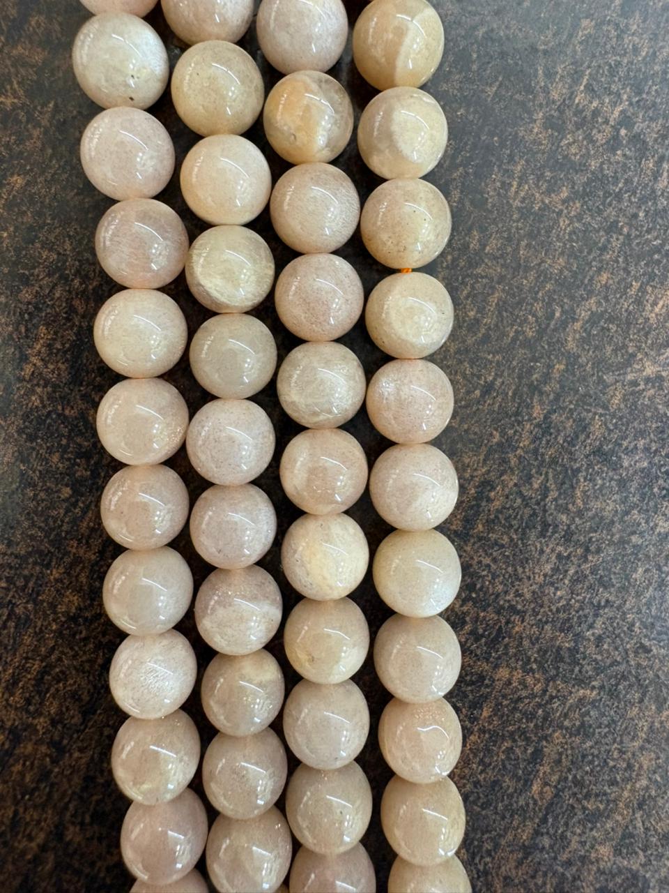 Sun Stone Gemstone Round Beads for Jewelry Making 8mm